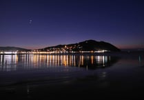 Venus and Jupiter seen 'kissing' above Minehead 