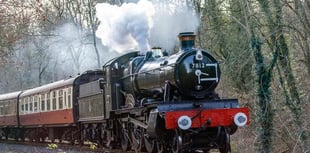 Re-enacting historic steam journey for railway anniversary