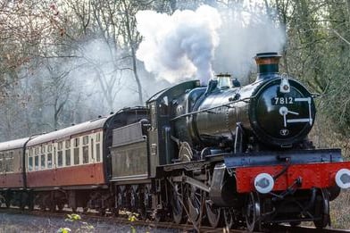 West Somerset Railway steam trains heritage steam gala locomotive Erlestoke Manor Minehead