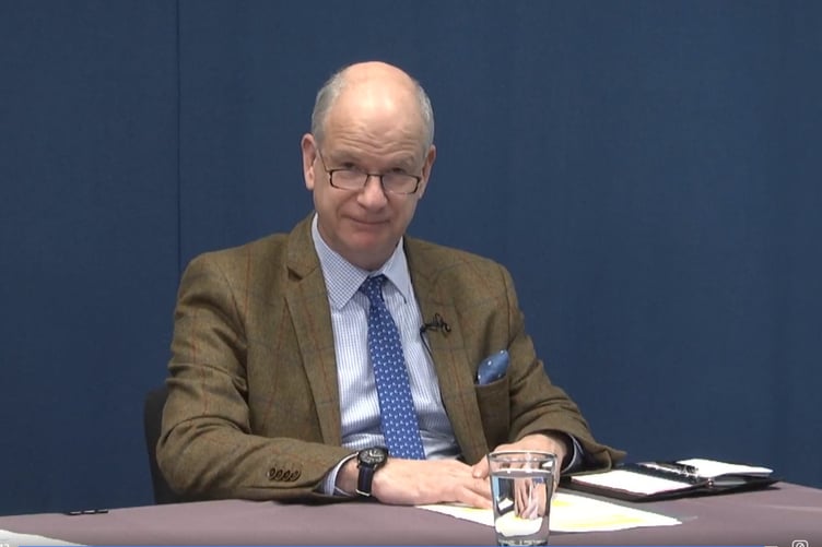 PCC Mark Shelford at board