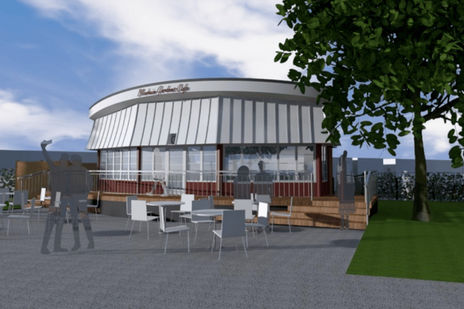 Minehead Blenheim Gardens Cafe planning SWT restoration