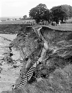 Path from the chalets in the 1950s