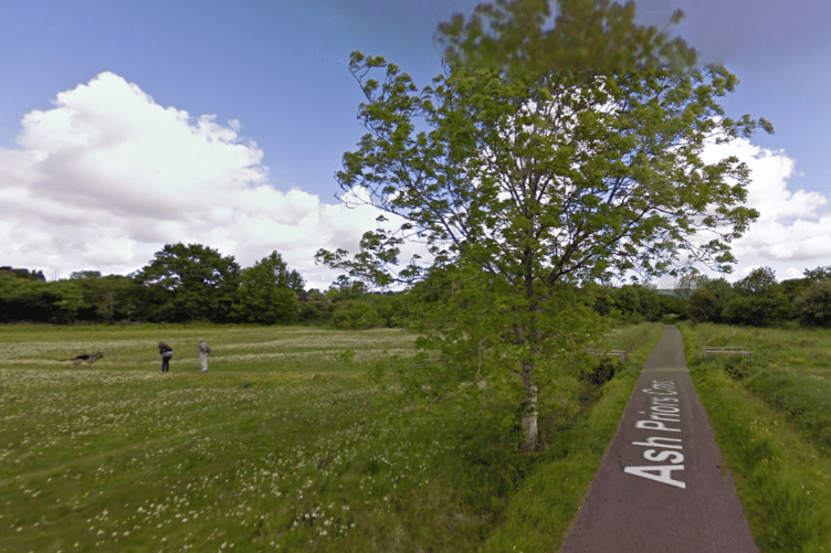 Ash Priors common water run-off drainage work Somerset Council