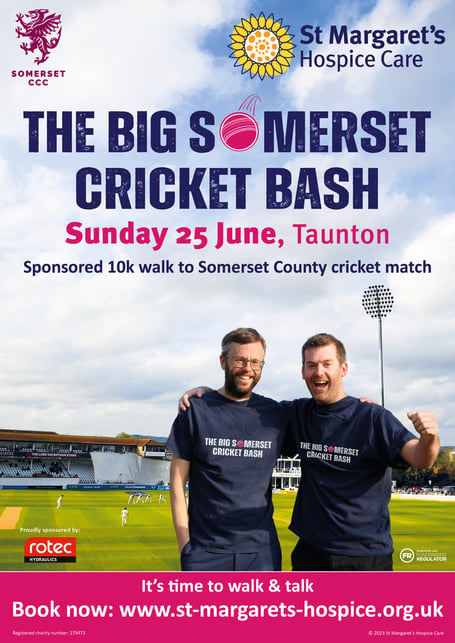The Big Somerset Cricket Bash fundraising for St Margaret's Hospice 