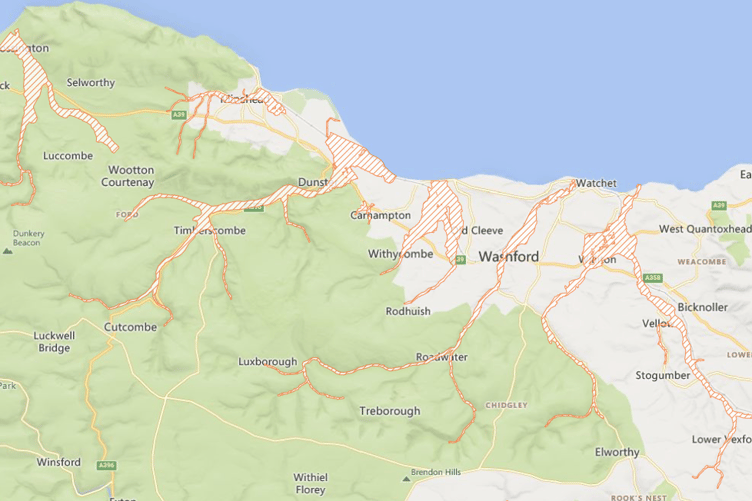 Flood alerts persist in parts of West Somerset