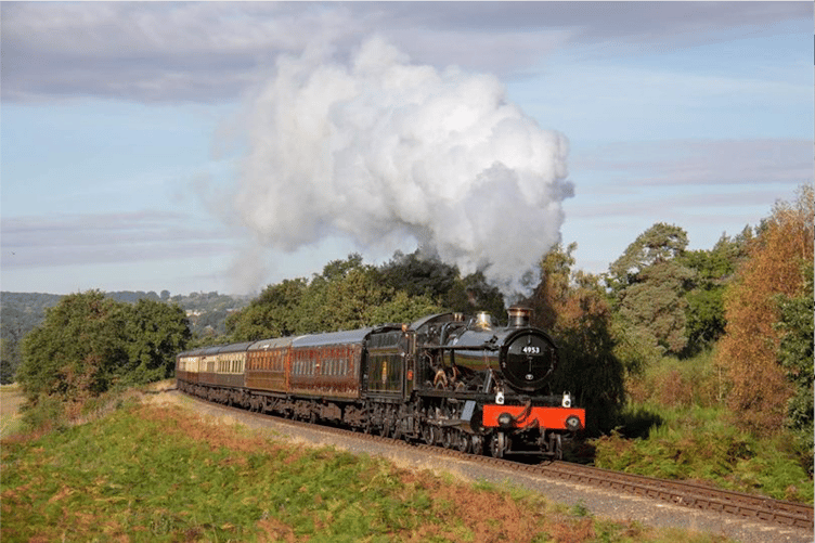 West Somerset Railway WSR steam gala Pitchford Hall locomotive