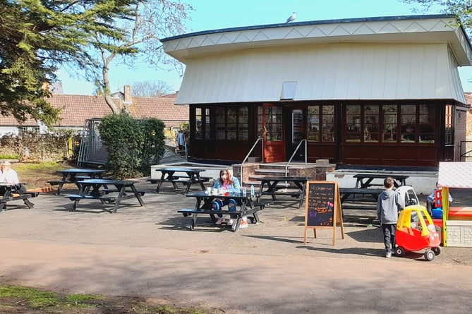 Blenheim gardens Cafe Minehead re-opens