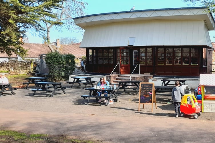 Blenheim gardens Cafe Minehead re-opens