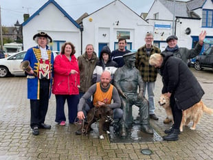 Charity walker Tim thanks Watchet