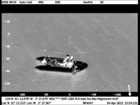 Channel rescue woman taken to hospital