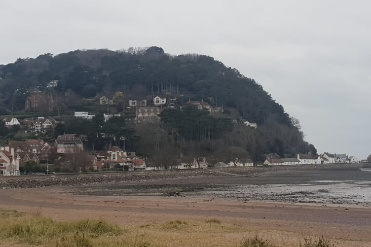 Minehead beach North Hill harbour
