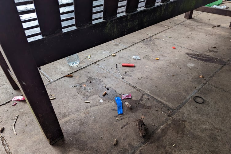 Residents have waded into a row over dog mess in Blenheim Gardens, which has been beset by antisocial behaviour