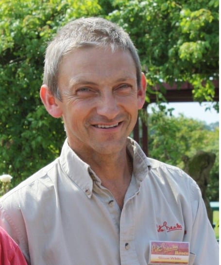 Roses expert Simon White, of Peter Beales Roses, who is speaking in Dulverton this week.