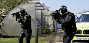 Armed police takeaway man from McDonalds on suspicion of Watchet crime
