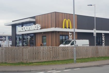 Firearms officers were deployed to McDonalds in Westpark over concerns the suspect was in possession of a firearm