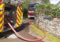 Fire crews attend Exmoor blaze 
