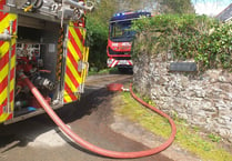 Fire crews attend Exmoor blaze 