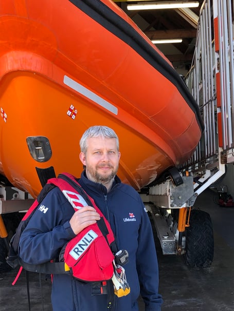 Minehead Lifeboatman Richard Huish.