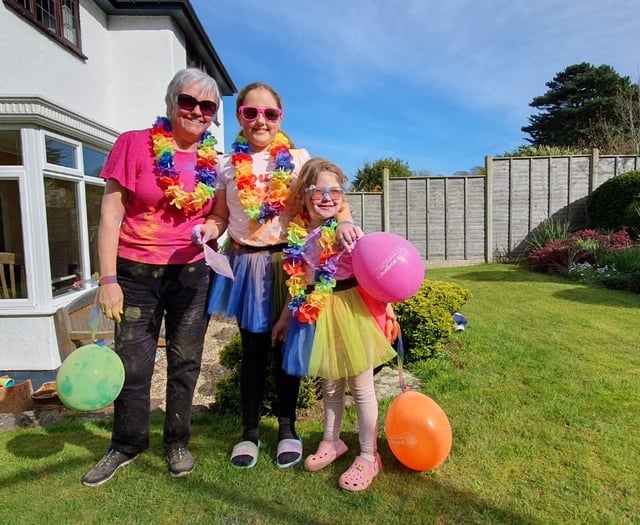 Colourful fundraiser in memory of Minehead mum