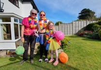 Colourful fundraiser in memory of Minehead mum