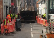 Village's main road closed for five nights