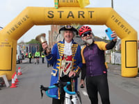 Hundreds of cyclists descend on Watchet for air ambulance ride