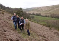 Exmoor's new 'King's Wood' visited by High Sheriff