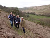 Exmoor's new 'King's Wood' visited by High Sheriff