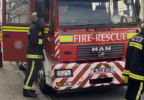 Major incident as fire rips through terrace of houses