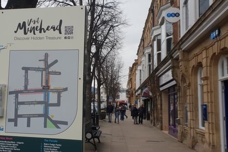 Minehead town centre