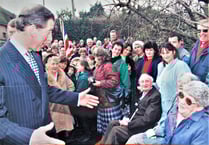 When the future King helped save a Somerset orchard