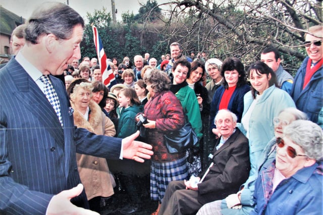 When the future King helped save a Somerset orchard