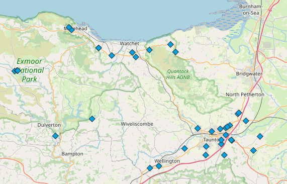 37 mobile speed cameras in Wellington and West Somerset this week