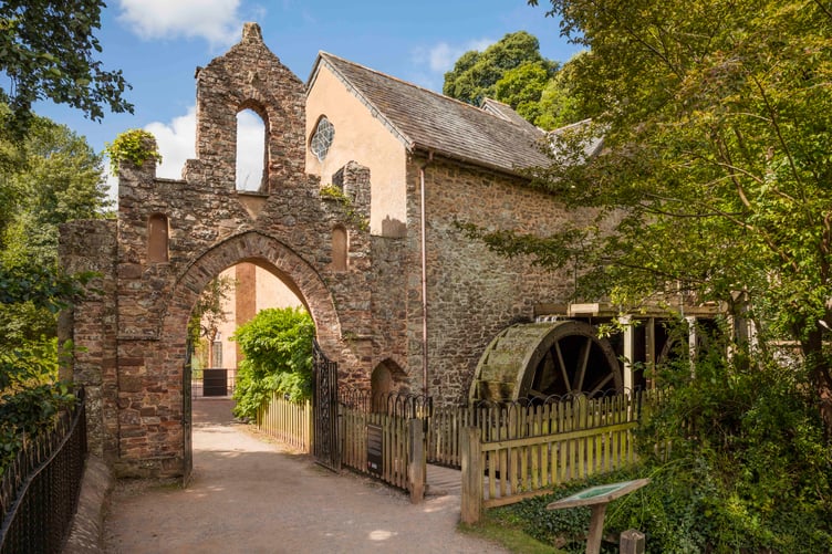 The 18th century water mill at Dunster Castle.