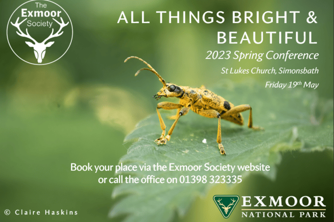 Exmoor Society spring conference poster