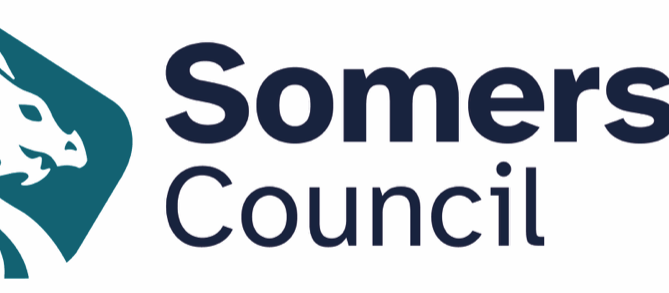 Somerset Council dragon logo.
