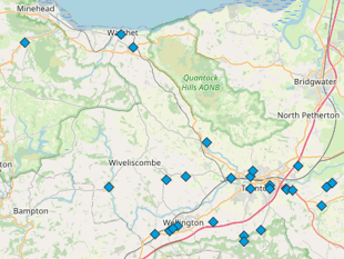 27 mobile speed cameras in Wellington and West Somerset this week
