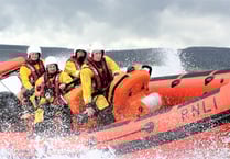 Minehead lifeboat: Day’s second shout brings cliff rescue