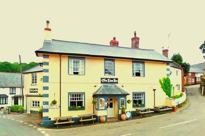 The Lion Inn, Timberscombe, which is up for sale.