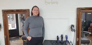 Claire's Black Bear Barbers celebrates success
