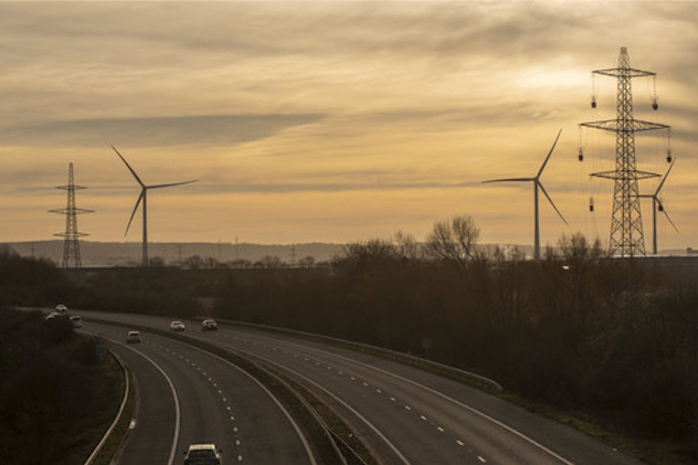 The M5 motorway near Bristol.