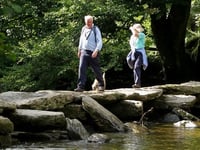 Tarr Steps flood damage repaired