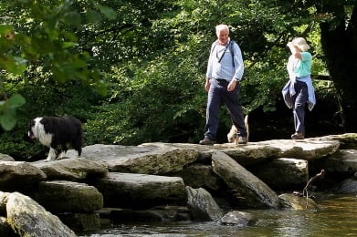 Tarr Steps, on Exmoor.