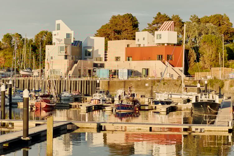 East Quay, Watchet, which has won three architectural awards.