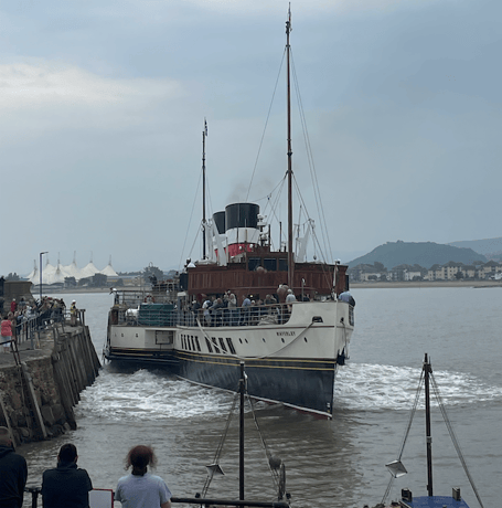 The Waverley returns to Minehead for the first time in five years.
