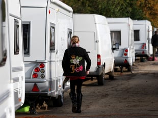 More than 100 Traveller caravans in Somerset West and Taunton