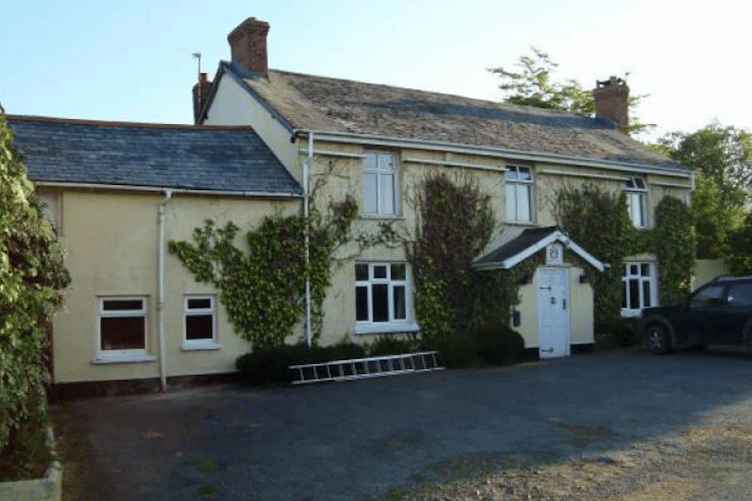 The Poltimore Arms public house on Exmoor.