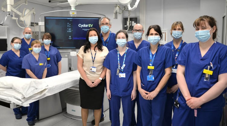 Musgrove's radiology team are celebrating winning a top award