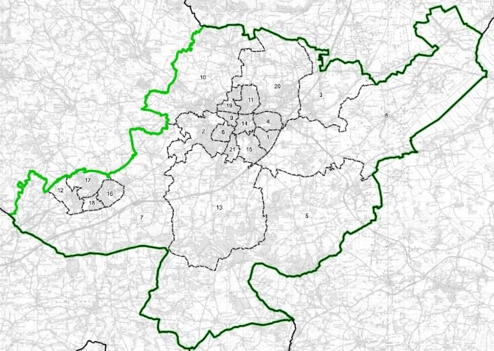 Final boundaries for the Taunton and Wellington constituency