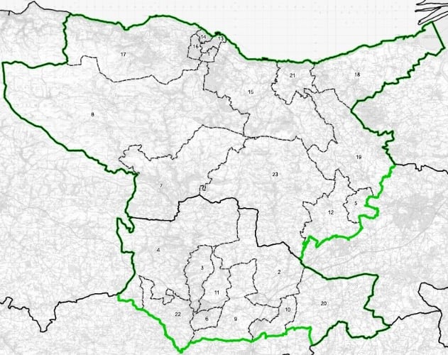 Final boundaries for the Tiverton and Minehead constituency